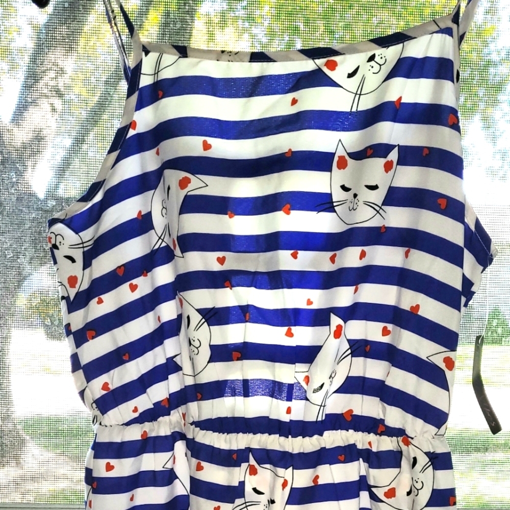 Dress, size Medium, bollywood, cat lovers, cat dress, NWT cat mini dress, party